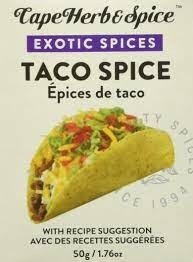 Exotic Spice Taco Spice Cape Herb &amp; Spice 50g Pack