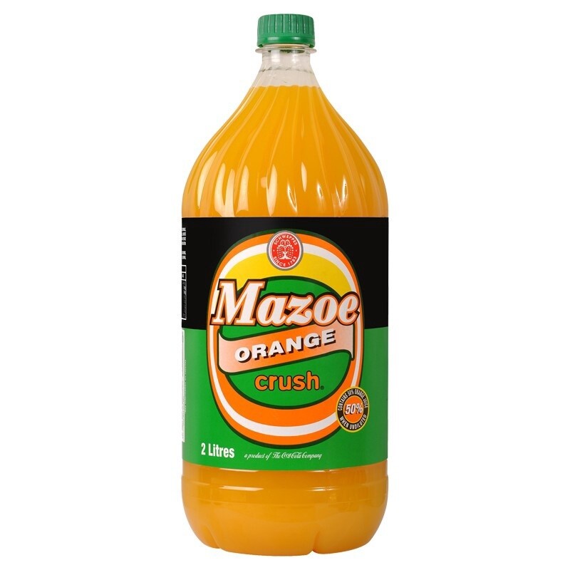 Orange (from Zimbabwe) Schwepps Mazoe 2 Litre Bottle