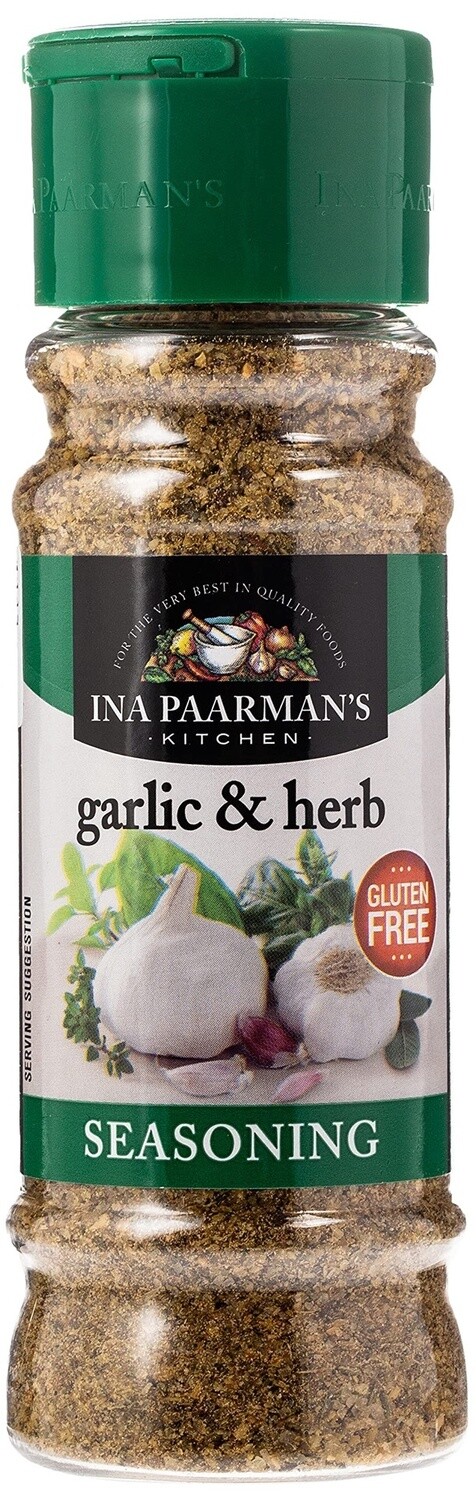Garlic &amp; Herb Ina Paarman Seasoning 200ml Jar