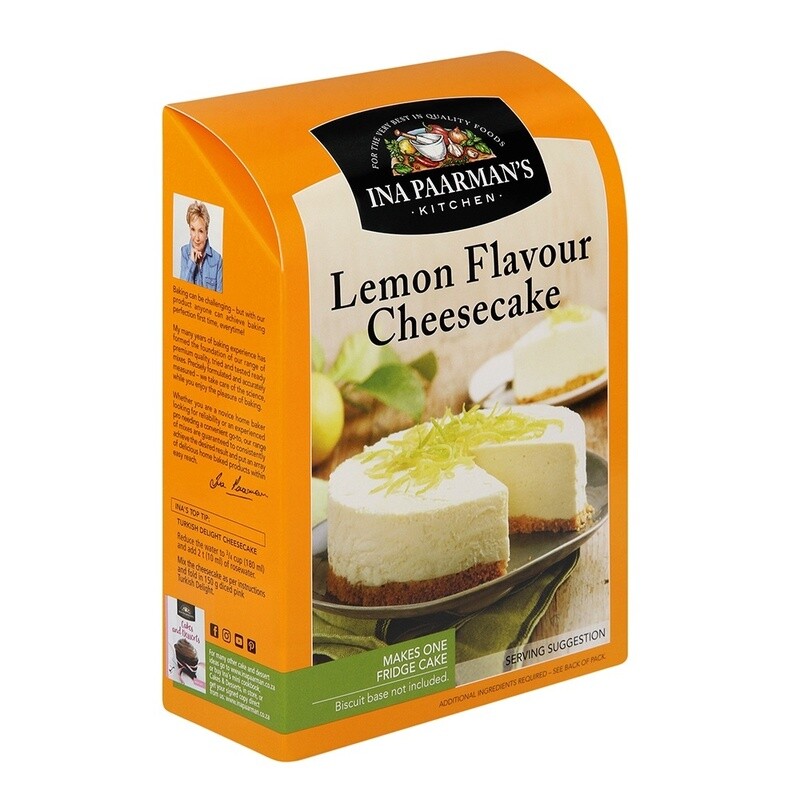 Lemon Cheesecake Ina Paarman Bake Mixes 250g Box