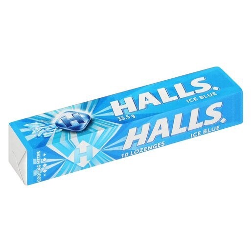 Ice Blue Halls Lozenges 9 Units