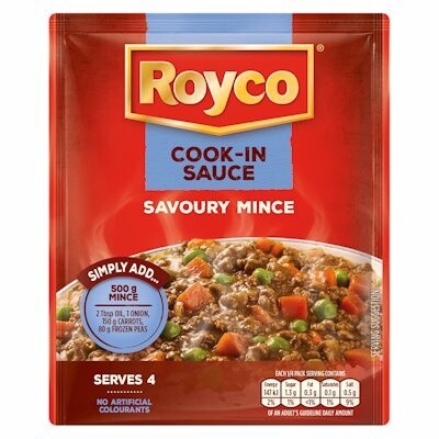 Royco Cook in Sauces 42g Sachet Savoury Mince