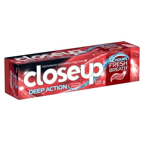 Red Hot Close Up Toothpaste 125g Tube