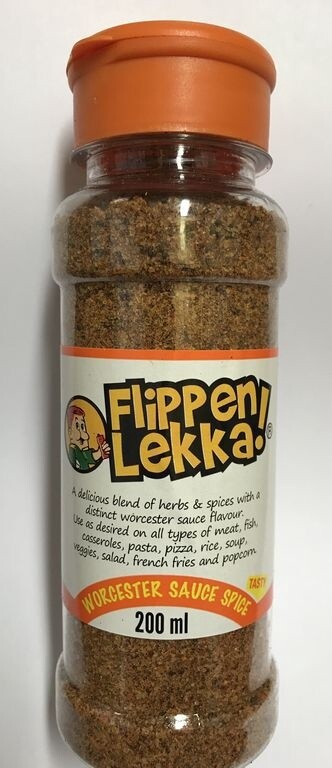 Worcester Sauce Spice Flippen Lekka Spice 200ml Bottle