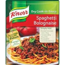 Knorr Spaghetti Bolognaise Cook In Sauces 48g Sachet