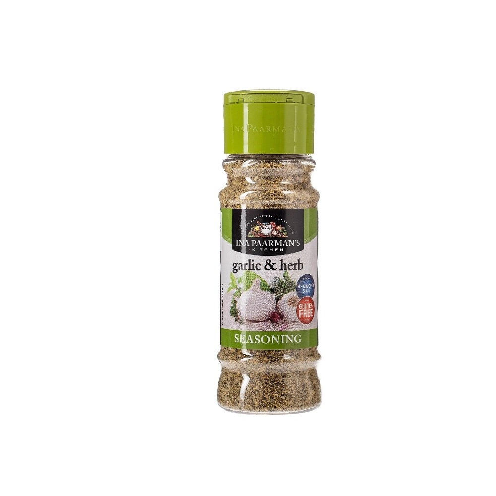 Garlic &amp; Herb (reduced sodium) Ina Paarman Seasoning 200ml Jar