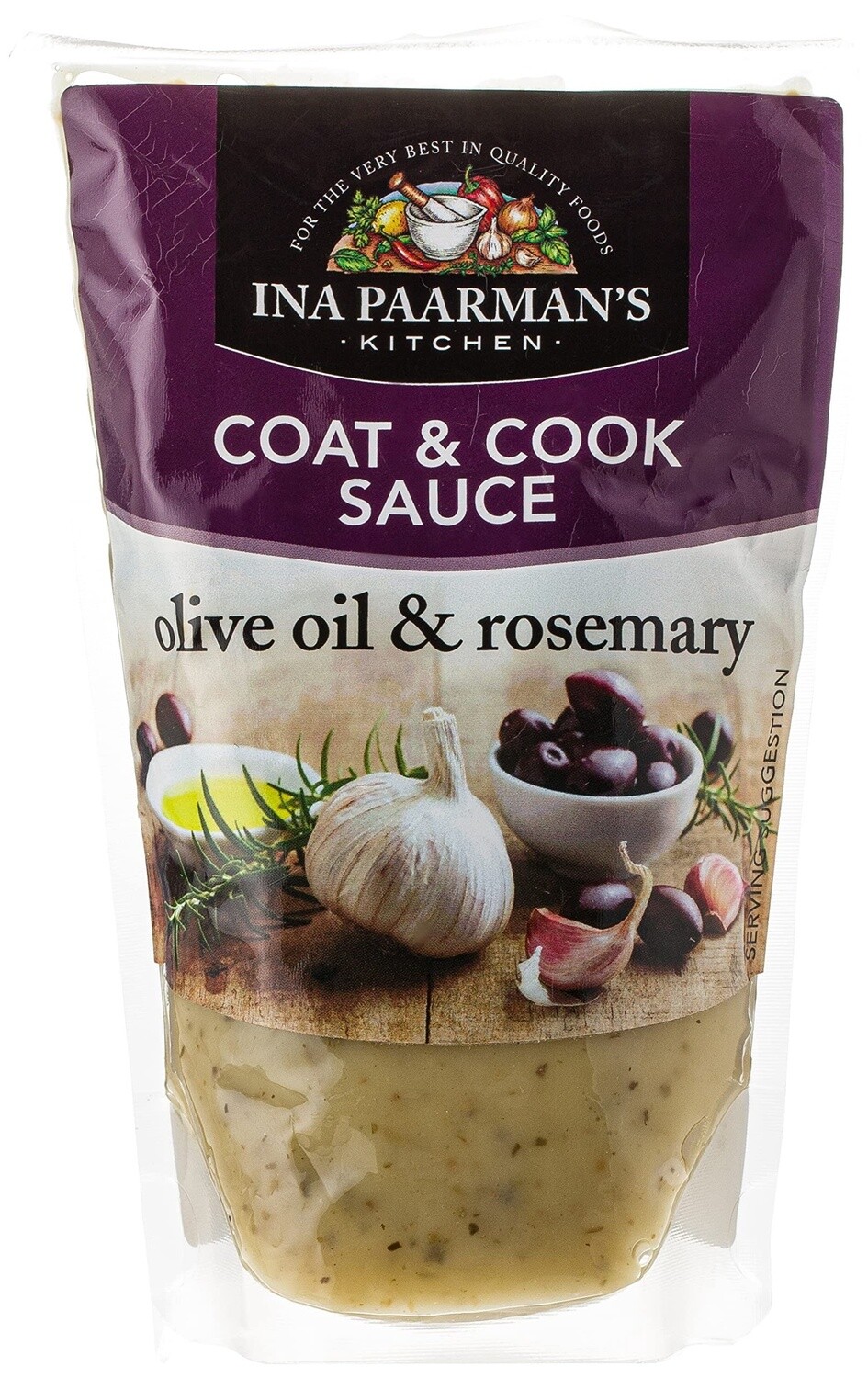 Olive Oil &amp; Rosemary Ina P/Man Coat &amp; Cook 200ml Doy pack