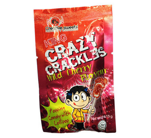 Wild Cherry King Candy Crazy Crackles 15g Pack