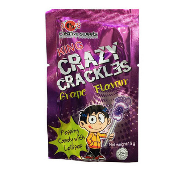 Grape King Candy Crazy Crackles 15g Pack