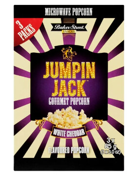 White Cheddar Jumpin Jack Microwave Popcorn 85g Pack