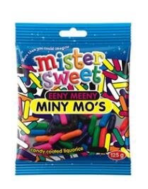 Mr Sweet Eeny Meeny Miny Mo 125g Bag