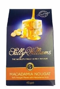 Macadamia mini box Sally Williams Nougat 45g Bar