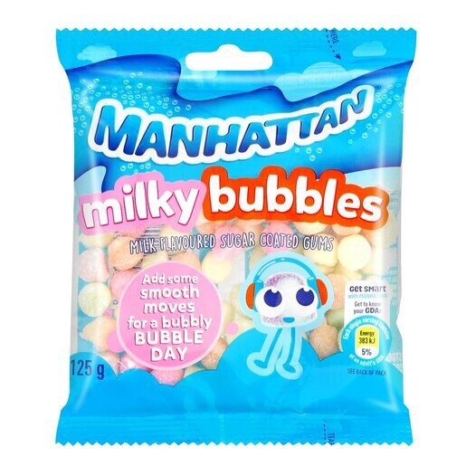 Milk Bubbles Manhattan 125g Pack
