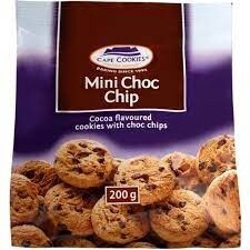 Mini Choc chip cookies Cape Cookies 200g Bag