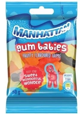 Mini gum babies Manhattan 50g Pack