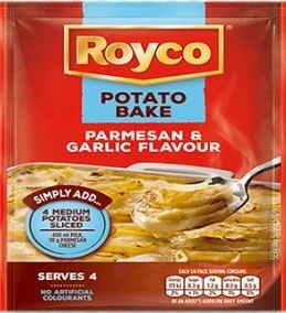 Royco Potato Bakes 40g Sachet Parmesan &amp; Garlic