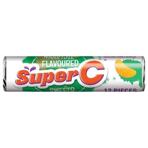 Orange Super C Sweets 24 rolls