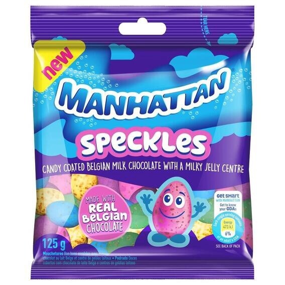 Speckles Chocolate Manhattan 125g Pack