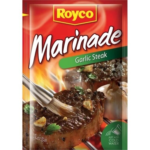 Royco Dry Marinades 42g Sachet Garlic Steak