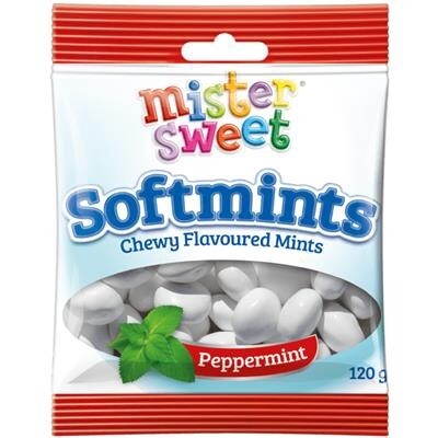 Mr Sweet Softmints Peppermint120g Pack