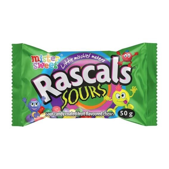 Sours Rascals 50g Packets