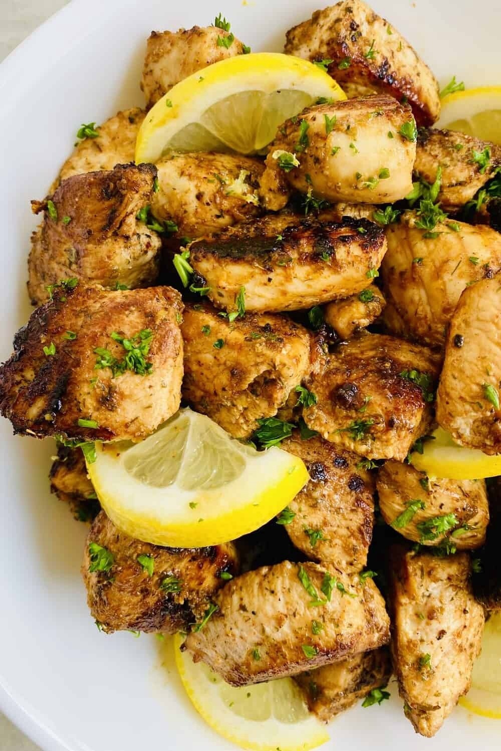 Chicken lemon and herb thighs