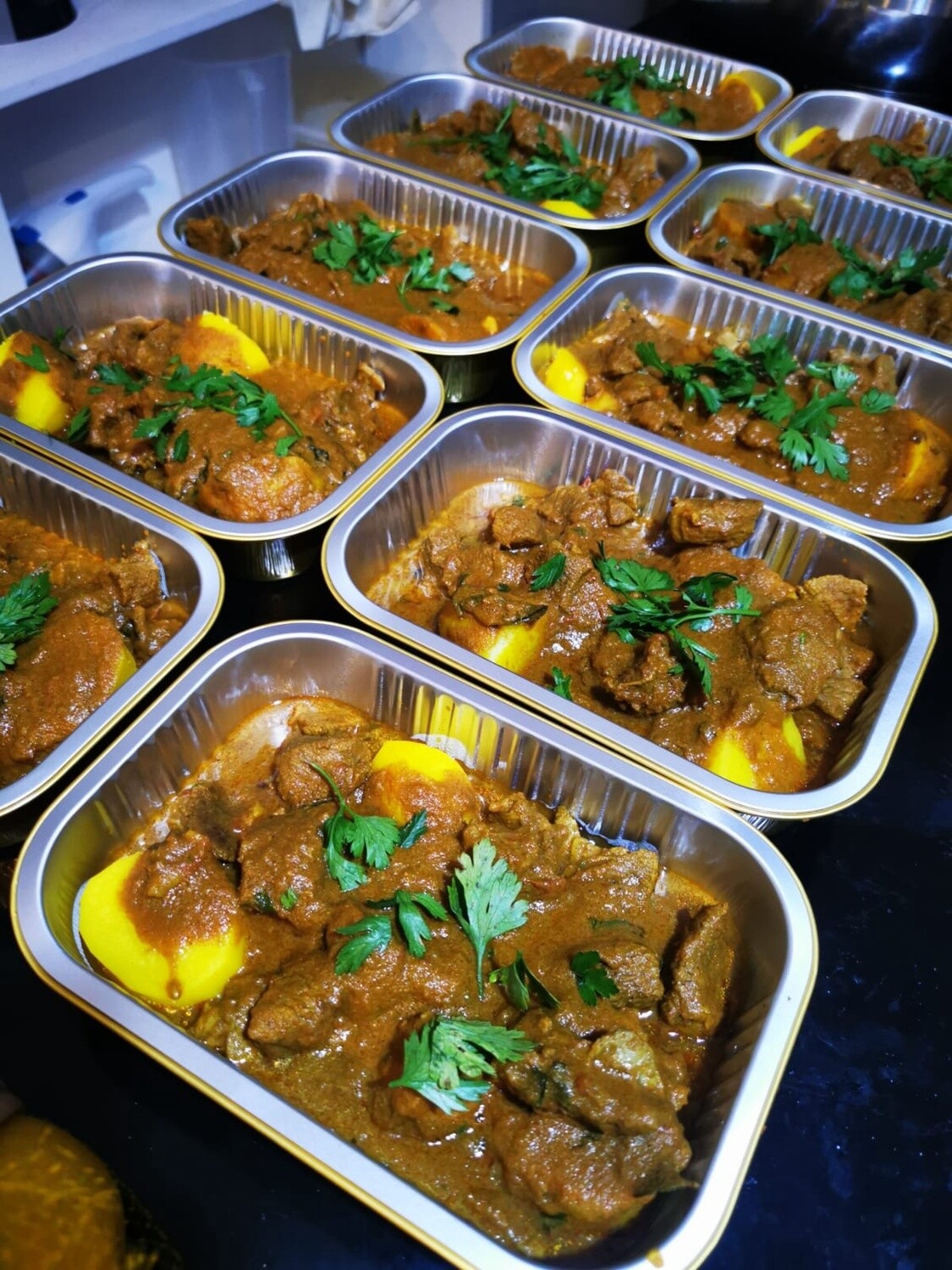 Durban Lamb Curry  with rice