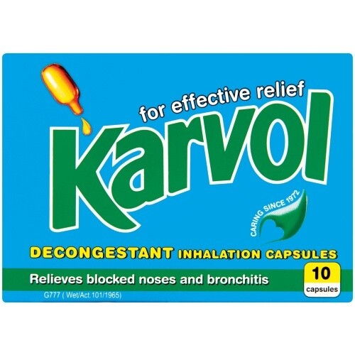 Decongestant Capsules Karvol (AMKA)
