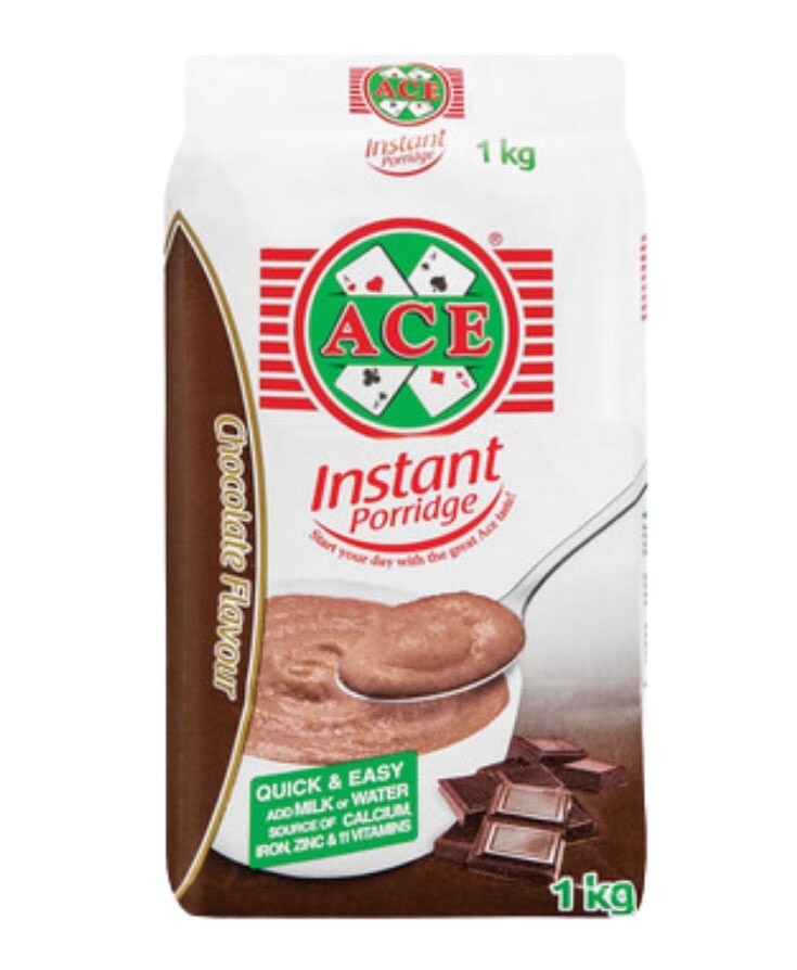 Chocolate Ace instant porridge