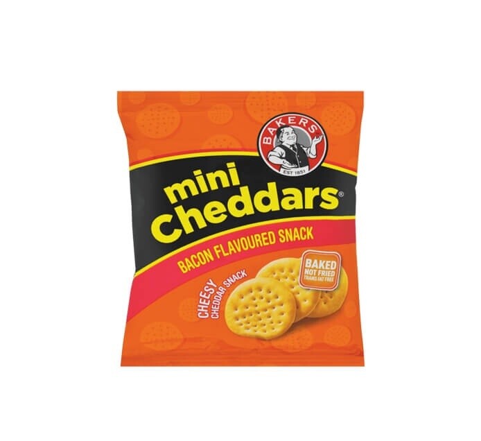 Mini Cheddars Bacon  Bakers