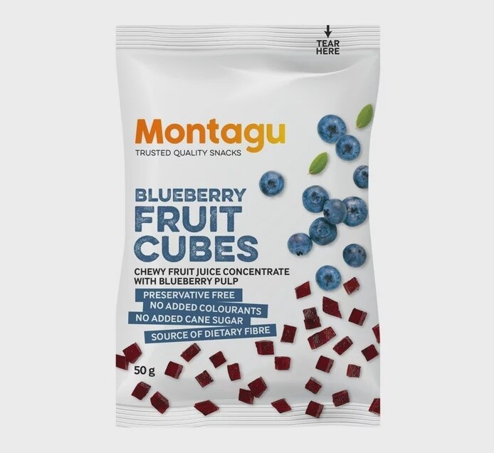 Blueberry Montagu Fruit cubes