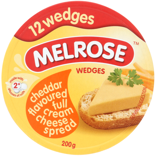 Cheddar Melrose Cheese Wedges