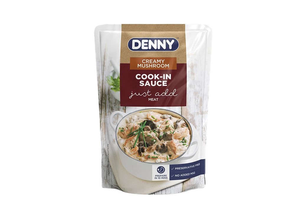 Creamy Mushroom Denny&#39;s cook in sauce