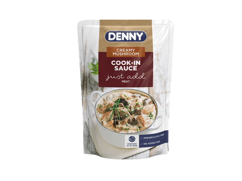 Creamy Mushroom Denny's cook in sauce