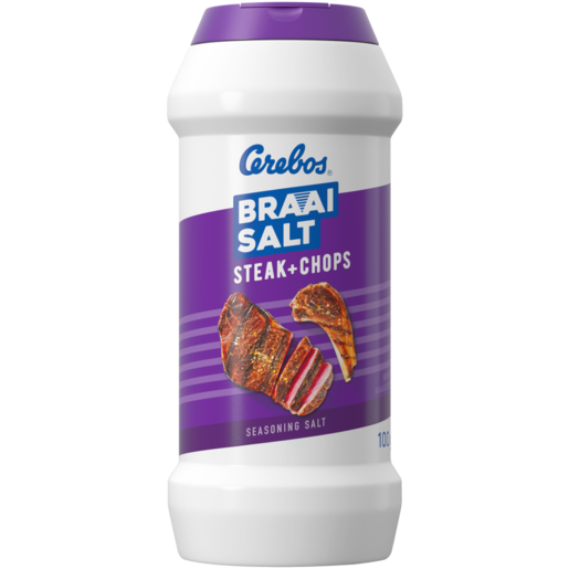 Steak &amp; Chops Cerebos Braai Flavoured Salt