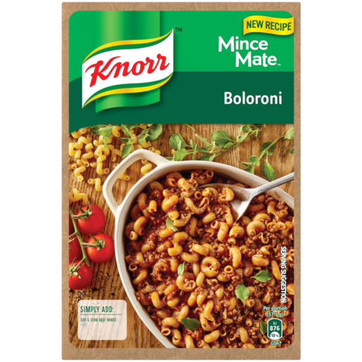 Knorr Smoky Bacon 'N Chedda Mince Mates