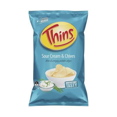 Thins Sour Cream &amp; Chives Chips