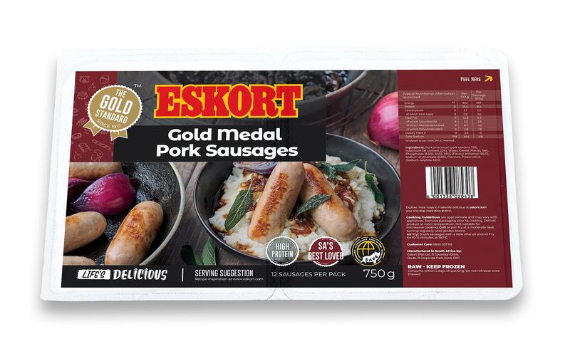 Eskort Gold Medal Pork Sausages 375g