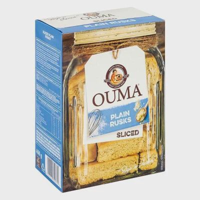 Ouma Rusks - Sliced Plain 450g Box