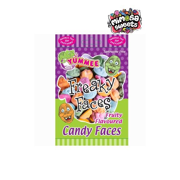 Yummee Freaky Faces 100g Pack