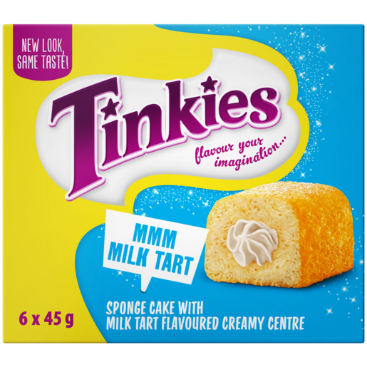 Tinkies Milk tart 6x45g Bar