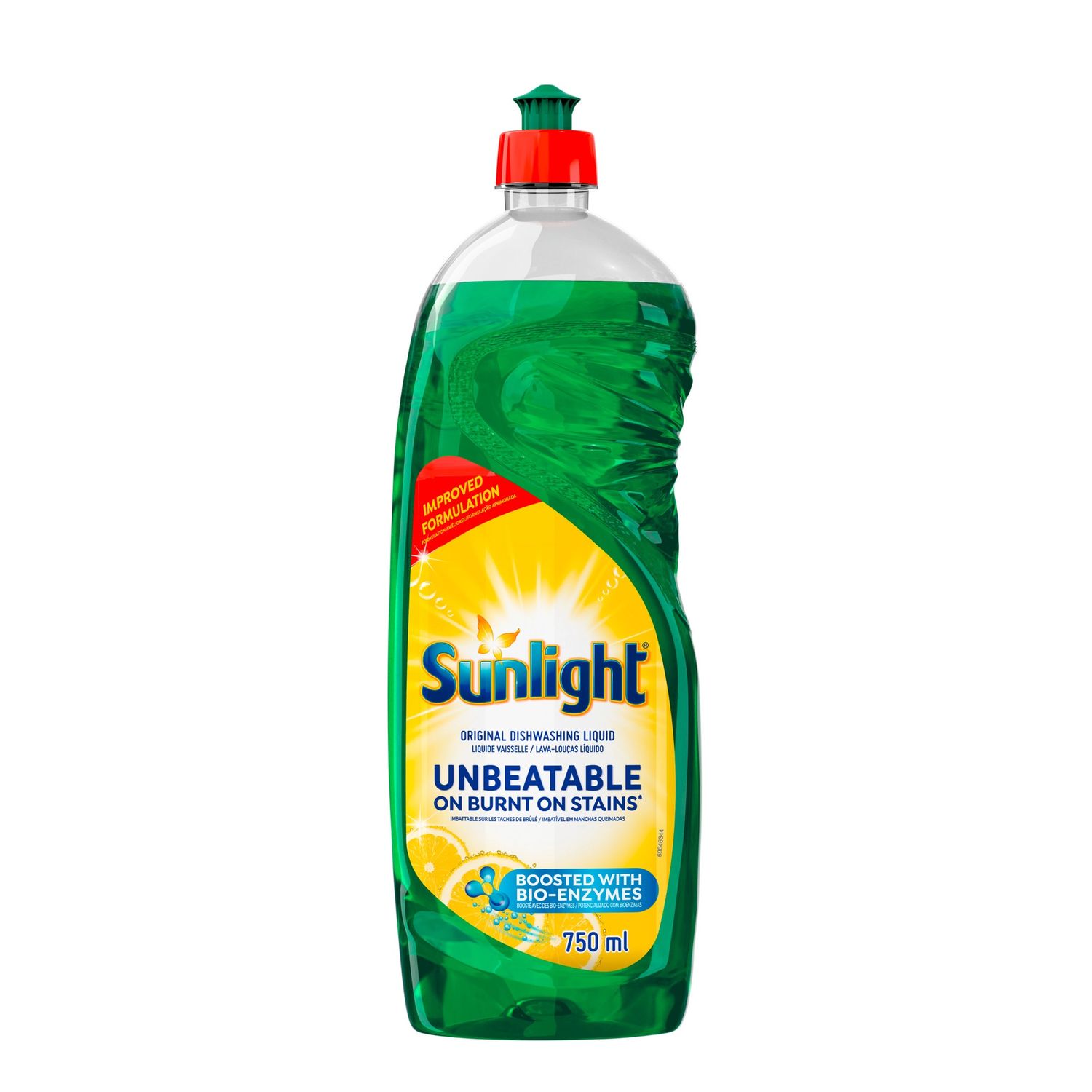 Sunlight Dishwashing Liquid  Regular 750ml Bottle