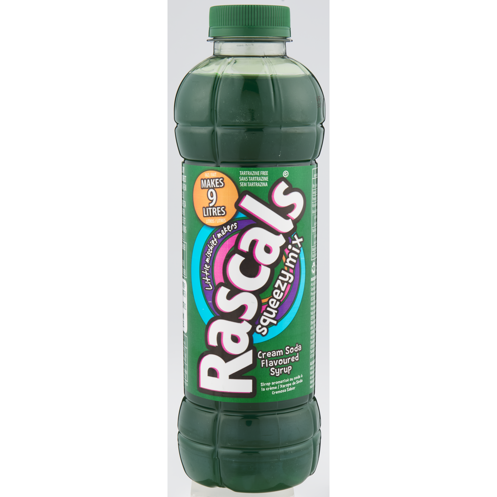 Rascals Syrup Cream Soda 750ml Bottle