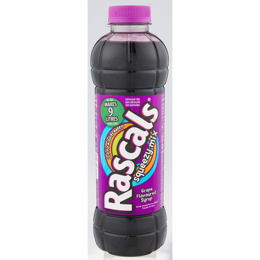 Rascals Syrup Grape 750ml Bottle