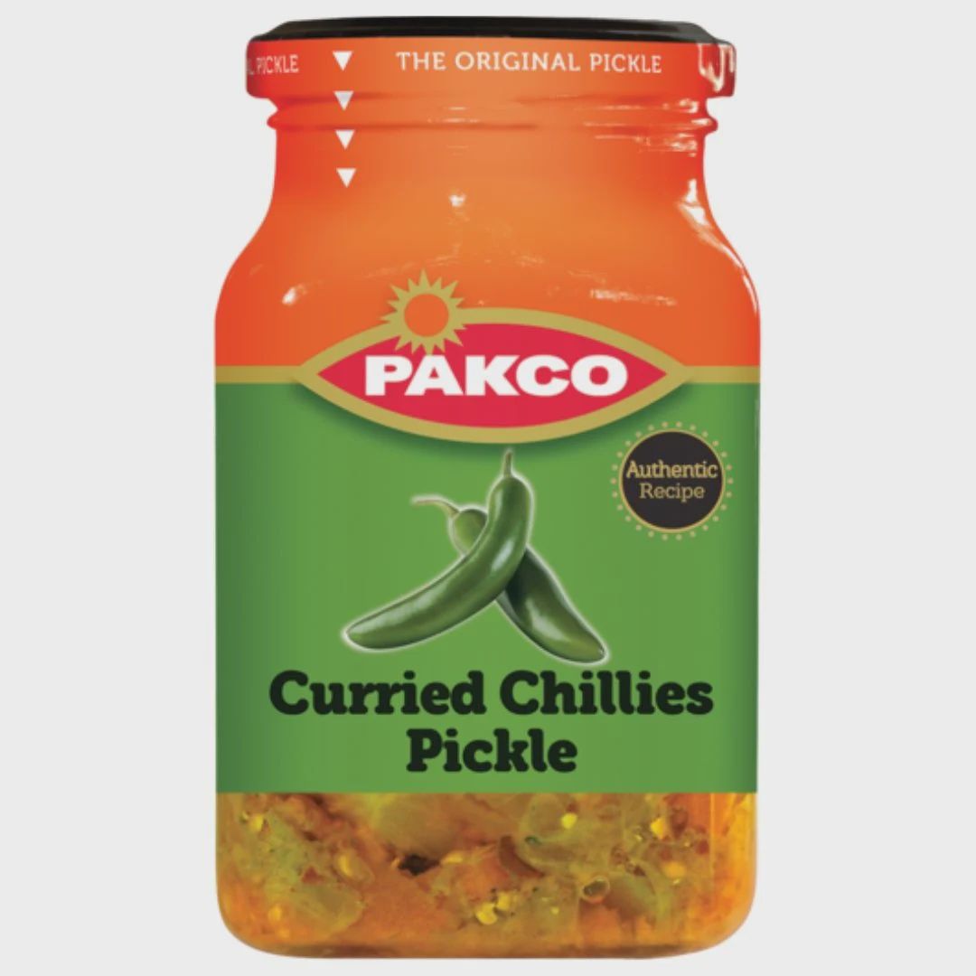 Pakco Pickle Curried Chillies 325g Jar