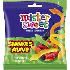 Mr Sweet Snakes 125g Pack
