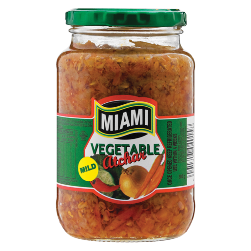 Miami Atchar Mild Vegetable 380g Jar