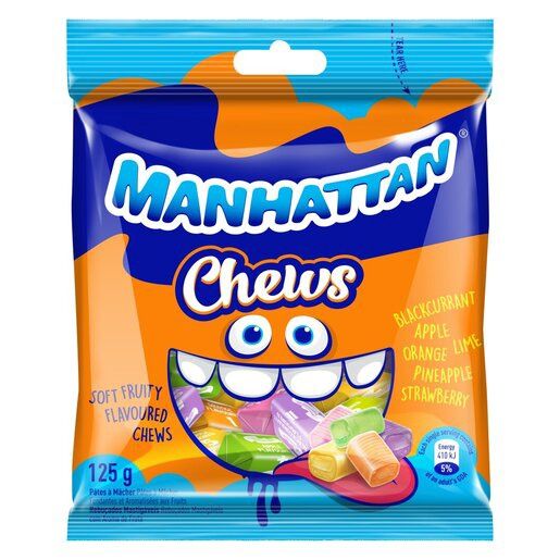 Manhattan Fruit Chews 125g Pack