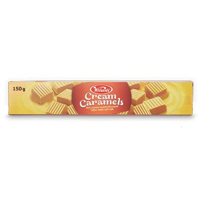 Wilsons Toffo Cream Caramels 150g Box