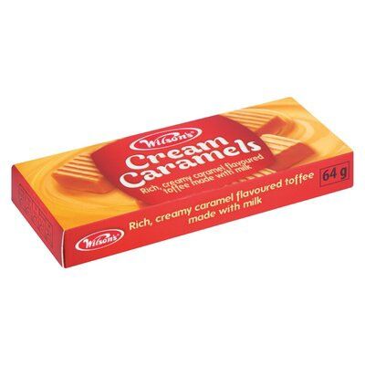 Wilsons Toffo Cream Caramels 64g Box